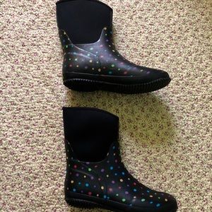 Western Chief polkadot rain boots